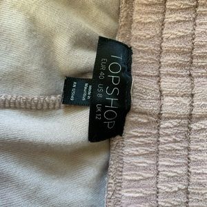 Topshop velvet sweats